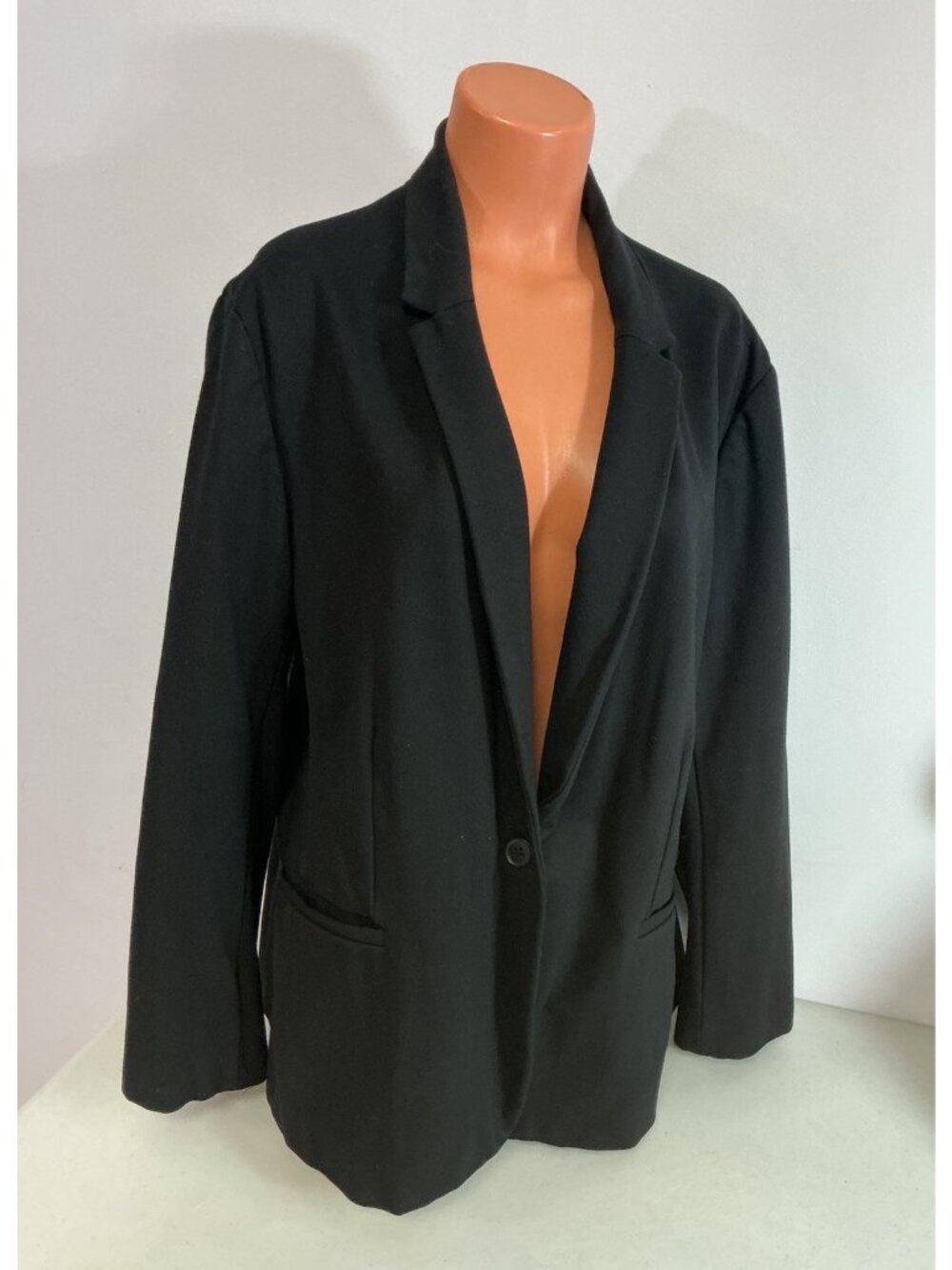 Old Navy Black Blazer Jacket Womens 2XL